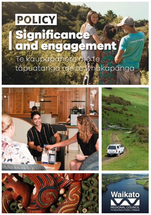 Image - Cover of Significance and Engagement Policy -