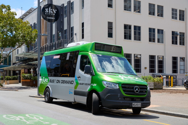 The new on-demand Flex bus service is getting positive feedback from passengers.